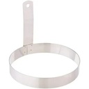 EQ رينج بيض ستانلس دائري مع يد  15 سم 