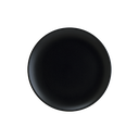 صحن بورسلان اسود دائري مع حيف رفيع NOTGRM32PZ 