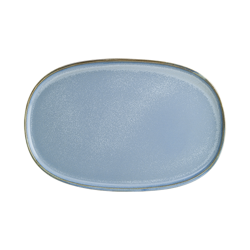 [86977001017668] صحن بورسلان بيضاوي ازرق SKYHYG34OV