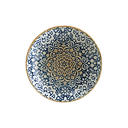  ALHGRM 20 CK صحن بورسلان دائري مورد ازرق ذهبي 