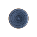 ADK  GRM 21  DZ صحن بورسلان دائري كحلي مموج بونا 