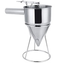 مصب قطايف ستانلس مع ستاند م 