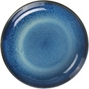 new صحن بورسلان ازرق منقط 10 انش 