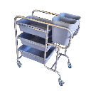 عربية لم المعالق والصحون سكني3 طبقات مع عجلاه D016