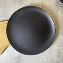 صحن بورسلان منكورس اسود 27 سمA 2381Y 101  EQ   