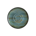 MDR MTGRM 19 KKTصحن بورسلان للزبدية زيتي موشح بني 