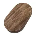 EQ 60*30*3.5  ستااند خشب اوفال 4 رجل بيضاوي 